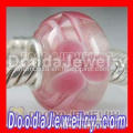 Wholesale Fashion Chamilia Pink Flower Charms 